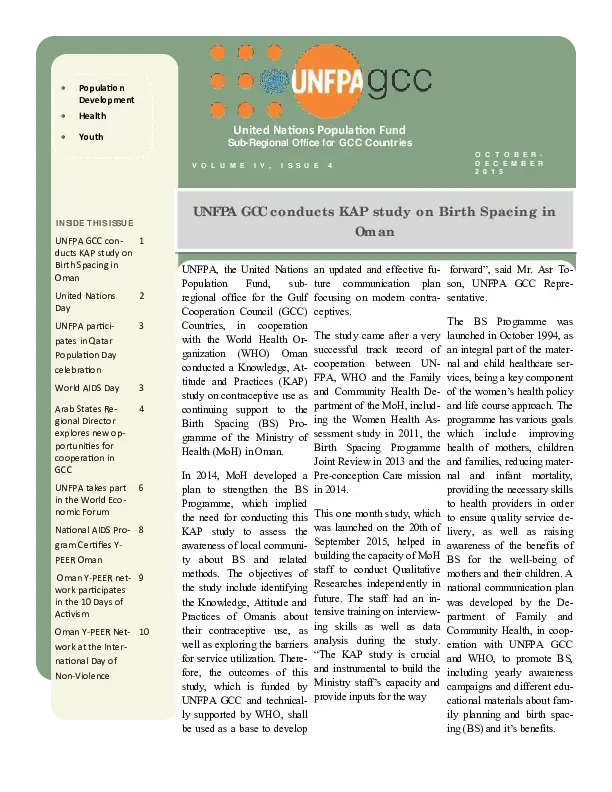 UNFPA GCC Newsletter