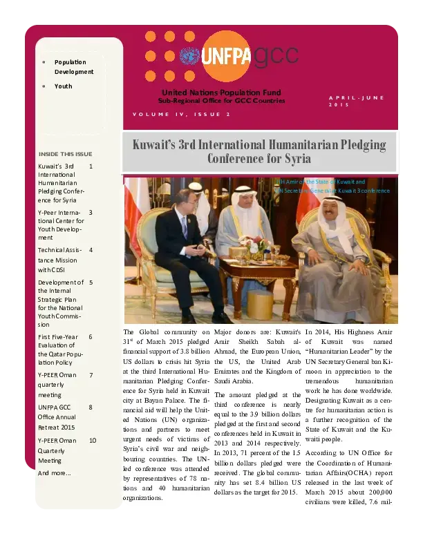 UNFPA GCC NewsLetter